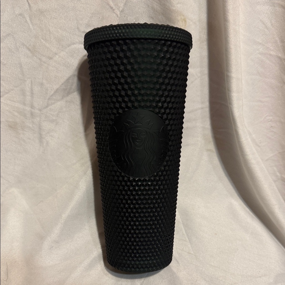 Starbucks 24 oz Studded Matte Dark Green Cold Cup
